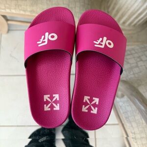 KIDS OFF-WHITE Hot Pink Sandals